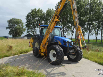 Tracteur New Holland tsa 125 + Herder MBK 512LS