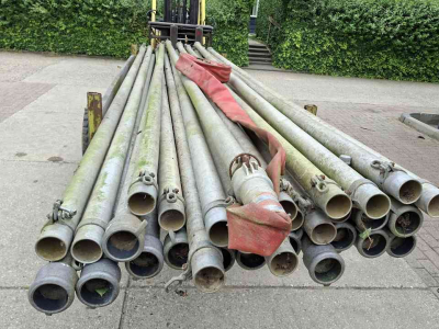 Tuyaux d‘irrigation  Beregeningsbuizen 32 stuks 6 meter lang