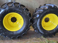 Roues, Pneus, Jantes, Barillets Jumelage Mitas 600/65 R38 & 540/65 R24