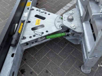 Rabot caoutchouc Zocon 1.80 mtr Giant + 3-punts aansluiting / Rubberschuif / Modderschuif / Erfschuif / Mestschuif / Sneeuwschuif
