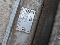Rabot caoutchouc Zocon 1.80 mtr Giant + 3-punts aansluiting / Rubberschuif / Modderschuif / Erfschuif / Mestschuif / Sneeuwschuif