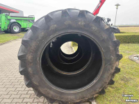 Roues, Pneus, Jantes, Barillets Jumelage Michelin Xeobib VF 710/60R42 + VF 600/60R30