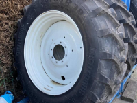 Roues, Pneus, Jantes, Barillets Jumelage Trelleborg 420/85R38 en 340/85R28