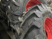 Roues, Pneus, Jantes, Barillets Jumelage Trelleborg TRELLEBORG 710/70R42 met 600/70R30 OP FENDT VELG 90%