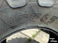 Roues, Pneus, Jantes, Barillets Jumelage BKT 480/70R34