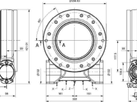 Nouvelles pièces diverse  MZ hydraulische draaikrans 8"  0705200160 Metaltecnica Srl BP Veenhuis Jako Schuitemaker Joskin