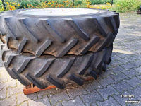 Roues, Pneus, Jantes, Barillets Jumelage Good Year 13.6/38