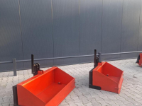 Transport godets de tracteur  Nieuwe grondbak t.b.v. mini tractor budgetlijn scherpe prijs