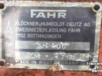 Faneur Deutz-Fahr KH 400 DN Schudder