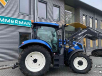 Tracteur New Holland T6.145 EC + NH TL 740 voorlader / frontlader