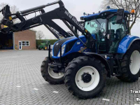 Tracteur New Holland T6.145 EC + NH TL 740 voorlader / frontlader
