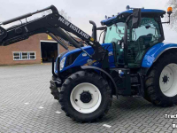 Tracteur New Holland T6.145 EC + NH TL 740 voorlader / frontlader