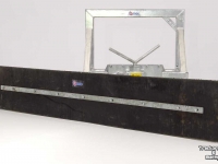 Panneau coulissant de fourrage Qmac Modulo Gummischieber 3000mm 300cm Anbau Zettelmeyer