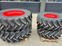Roues, Pneus, Jantes, Barillets Jumelage  Mitas 540/65R24 NEW 100% + Mitas 600/65R38 NEW 100%