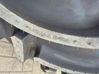 Roues, Pneus, Jantes, Barillets Jumelage  Mitas 540/65R24 NEW 100% + Mitas 600/65R38 NEW 100%