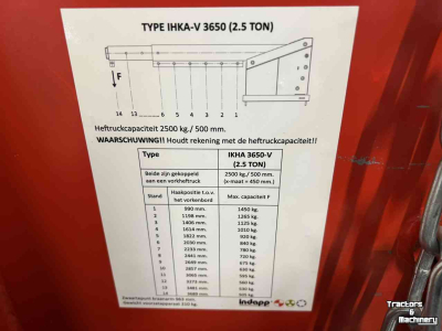 Mât de levage  Indapp IHKA-V-3650 hijsjuk