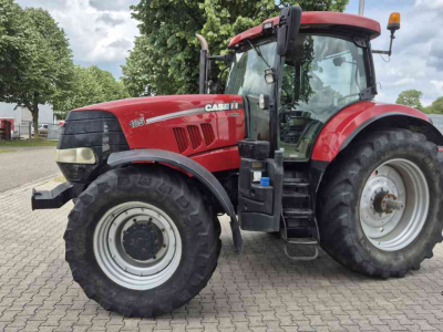 Tracteur Case-IH Puma 185 FP 50 Kmh. Lucht, geveerde vooras en cabine.
