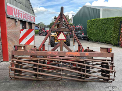 Rouleau compacteur latérale / avant Evers Getrokken Vorenpakker Grondbewerking