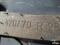 Roues, Pneus, Jantes, Barillets Jumelage Mitas 420/70R28