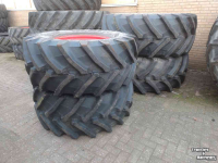 Roues, Pneus, Jantes, Barillets Jumelage Trelleborg 710/70R38 600/65R28