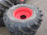 Roues, Pneus, Jantes, Barillets Jumelage Trelleborg 710/70R38 600/65R28