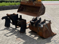 Pelles sur pneus Wacker Neuson EW 100 Airco Powertilt 3 Bakken Palletvork  Steunpoten