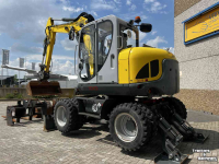 Pelles sur pneus Wacker Neuson EW 100 Airco Powertilt 3 Bakken Palletvork  Steunpoten