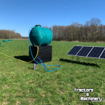 Auge à l‘énergie solaire  Solar pomp set, zonder accu