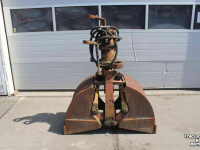 Bennes preneuse Atlas Knijperbak 40 en/of 60cm grondknijper hangende knijper grijperbak hydraulische rotator