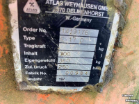 Bennes preneuse Atlas Knijperbak 40 en/of 60cm grondknijper hangende knijper grijperbak hydraulische rotator