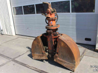 Bennes preneuse Atlas Knijperbak 40 en/of 60cm grondknijper hangende knijper grijperbak hydraulische rotator