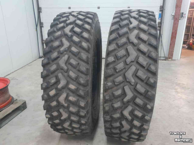 Roues, Pneus, Jantes, Barillets Jumelage BKT 440/80R34 ridemax
