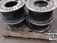 Roues, Pneus, Jantes, Barillets Jumelage  Hutchinson Aluminium Velgen 395/80 20