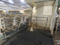 Installation de traite DeLaval 40 stands buitenmelker 2012