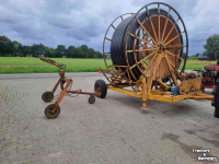 Moteur / Pompe stationair Emergo Haspel met Nelson sproeier en MwM motorpomp