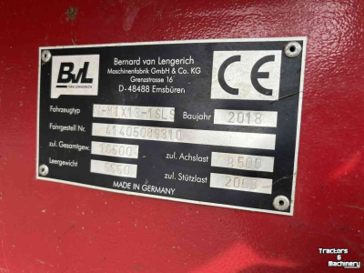 Mélangeuse BVL BVL van Lengerich V-MIX 13-1LS zelfladende voermengwagen voermachines