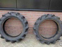 Roues, Pneus, Jantes, Barillets Jumelage Bridgestone 8.3/8-24 4 PLY 7302 Farm Service Special