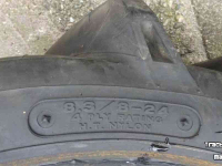 Roues, Pneus, Jantes, Barillets Jumelage Bridgestone 8.3/8-24 4 PLY 7302 Farm Service Special