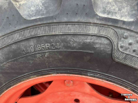 Roues, Pneus, Jantes, Barillets Jumelage Fendt Cultuurwielen verstelbaar 340/85R24 en 13.6R38