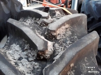 Roues, Pneus, Jantes, Barillets Jumelage Trelleborg 480/65R28 Trelleborg TM800 40mm éénling