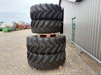 Roues, Pneus, Jantes, Barillets Jumelage Mitas 540/65R24 + 600/65R38