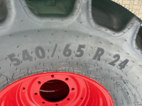Roues, Pneus, Jantes, Barillets Jumelage Mitas 540/65R24 + 600/65R38