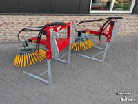 Désherbeuse à brosse rotative Kemp OKB onkruidborstel hydraulisch zwenkbaar