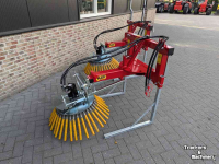 Désherbeuse à brosse rotative Kemp OKB onkruidborstel hydraulisch zwenkbaar