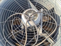 Système de ventilation d‘entrepot  Ventilator met schakelkast