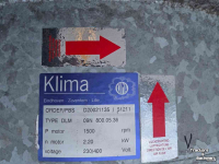 Système de ventilation d‘entrepot  Klima DLM-09N Axiaalventilatoren