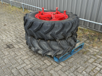 Roues, Pneus, Jantes, Barillets Jumelage Kleber 380/70R28 dubbellucht