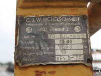 Elévateur  Sichelschmidt FG20 driepunt hefmast 3 meter 1500 kg