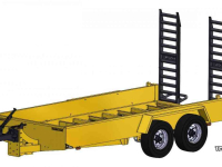Remorque porte-machines Harcon KOW 8000