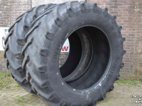 Roues, Pneus, Jantes, Barillets Jumelage Trelleborg 650/65r42 tm 800